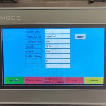 GC3500 automata levelestészta vágó berendezés