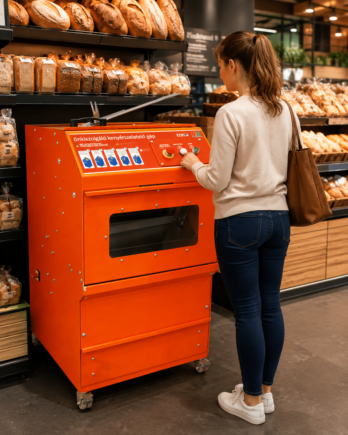 MODUL-BAKE SELF52 automata önkiszolgáló kenyérszeletelő gép