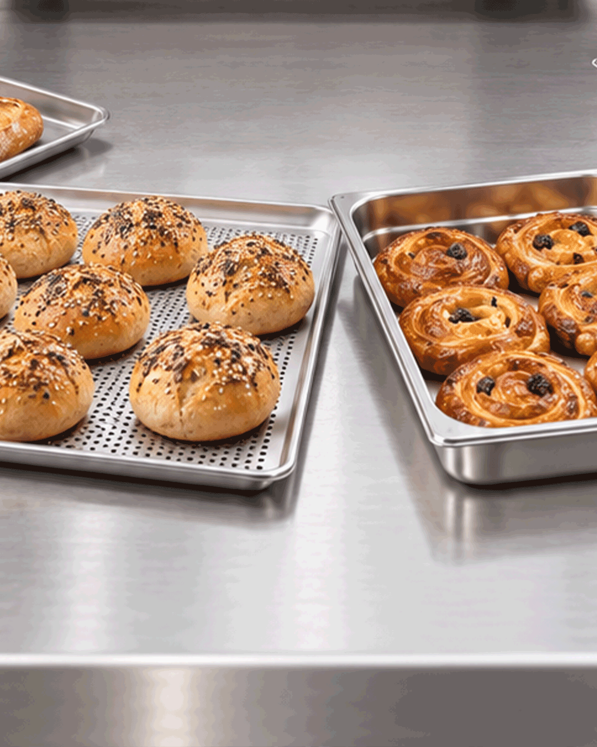 ST Bakery kemence tálcatartó rendszere